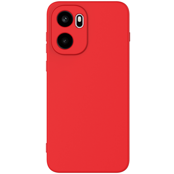 "Shell" hard silicone (TPU) case - red (OnePlus 15R / Ace 6T / Ace 6)