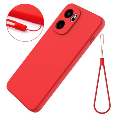 "Shell" hard silicone (TPU) case - red (OnePlus 15R / Ace 6T / Ace 6)
