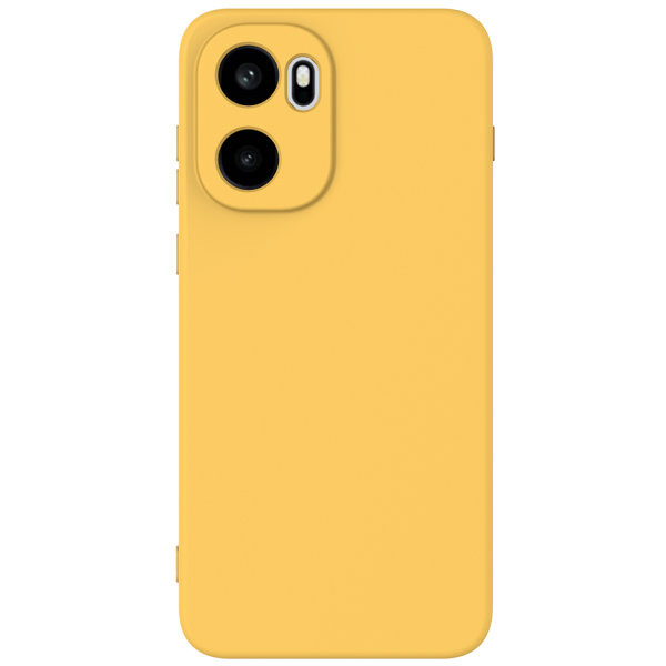"Shell" hard silicone (TPU) case - yellow (OnePlus 15R / Ace 6T / Ace 6)