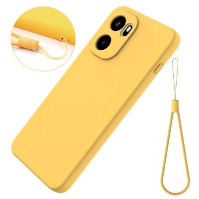 "Shell" hard silicone (TPU) case - yellow (OnePlus 15R / Ace 6T / Ace 6)
