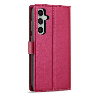 "LC.IMEEKE" MagSafe 2-in-1 Flip Case - red (Galaxy A57)