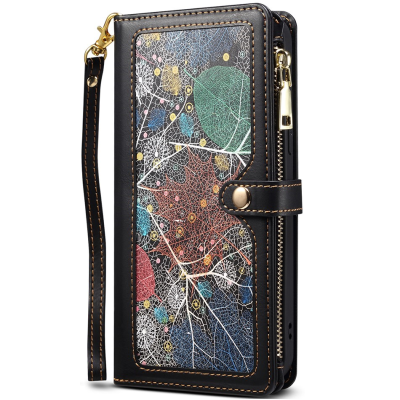 "ESEBLE" Solid Case with Detachable Wallet - Black (iPhone 17 Pro)
