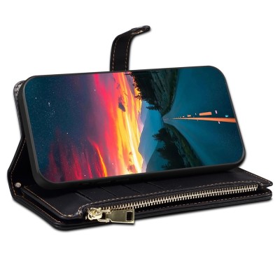 "ESEBLE" Solid Case with Detachable Wallet - Black (iPhone 17)