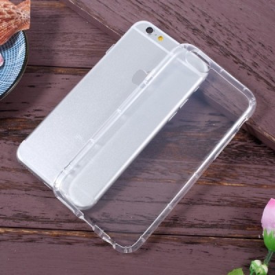 Apple iPhone 6 (6s) skaidrus (permatomas) kieto silikono TPU dėklas | Priedai.lt