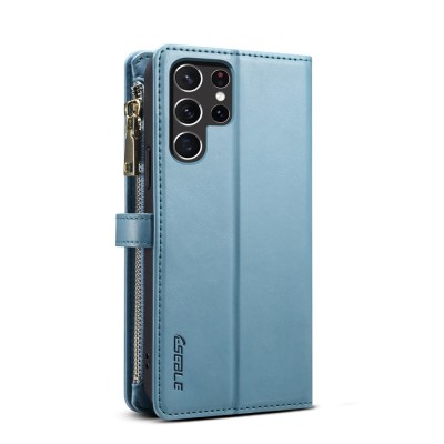 "ESEBLE" Solid Case with Detachable Wallet - Blue (Galaxy S26 Ultra)