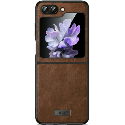 „Sulada“ Leather dėklas - Brown (Galaxy Flip5)