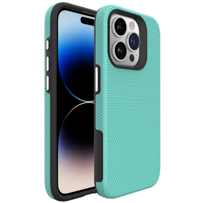 „TUKU“ Shockproof hard silicone case - green (iPhone 16 Pro Max)