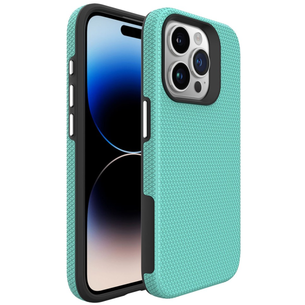 „TUKU“ Shockproof hard silicone case - green (iPhone 16 Pro Max)