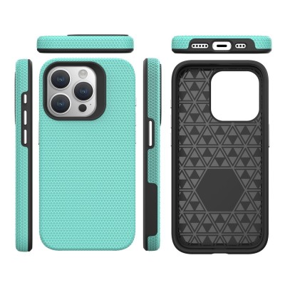 „TUKU“ Shockproof hard silicone case - green (iPhone 16 Pro Max)