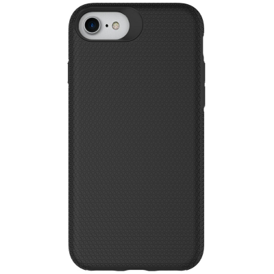 „TUKU“ Shockproof hard silicone case - black (iPhone 17e / 16e)