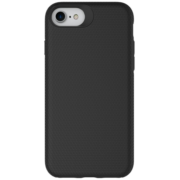 „TUKU“ Shockproof hard silicone case - black (iPhone 17e / 16e)