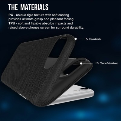 „TUKU“ Shockproof hard silicone case - black (iPhone 17e / 16e)
