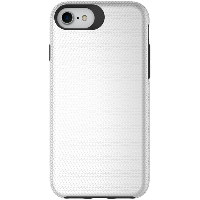 "TUKU“ Shockproof hard silicone case - silver (iPhone 17e / 16e)