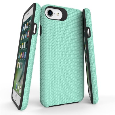 „TUKU“ Shockproof hard silicone case - green (iPhone 17e / 16e)