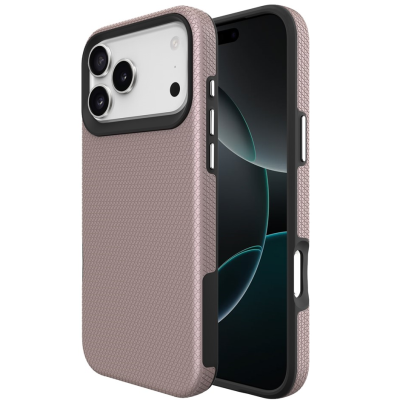 „TUKU“ Shockproof hard silicone case - pink (iPhone 17 Pro)