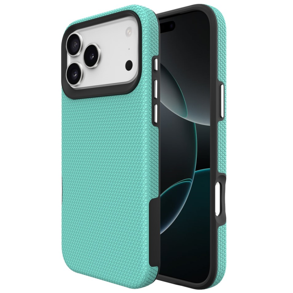 „TUKU“ Shockproof hard silicone case - green (iPhone 17 Pro)