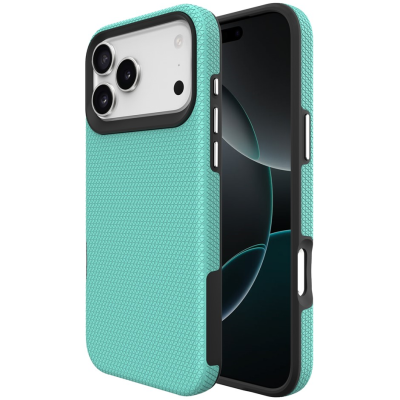 „TUKU“ Shockproof hard silicone case - green (iPhone 17 Pro Max)