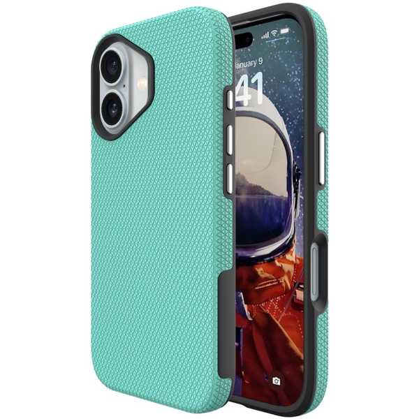 „TUKU“ Shockproof hard silicone case - green (iPhone 17)