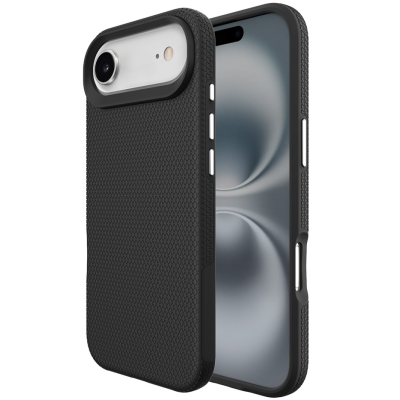 „TUKU“ Shockproof hard silicone case - black (iPhone Air)