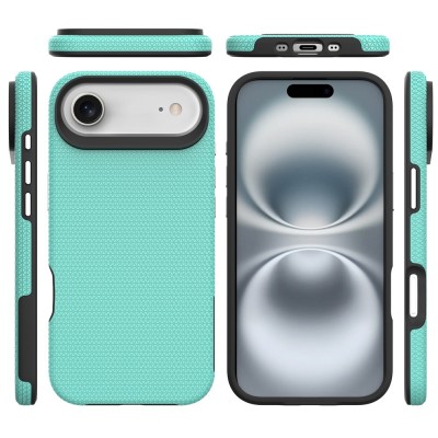 „TUKU“ Shockproof hard silicone case - green (iPhone Air)