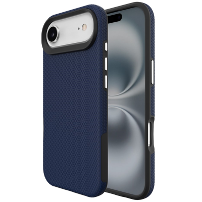 „TUKU“ Shockproof hard silicone case - dark blue (iPhone Air)