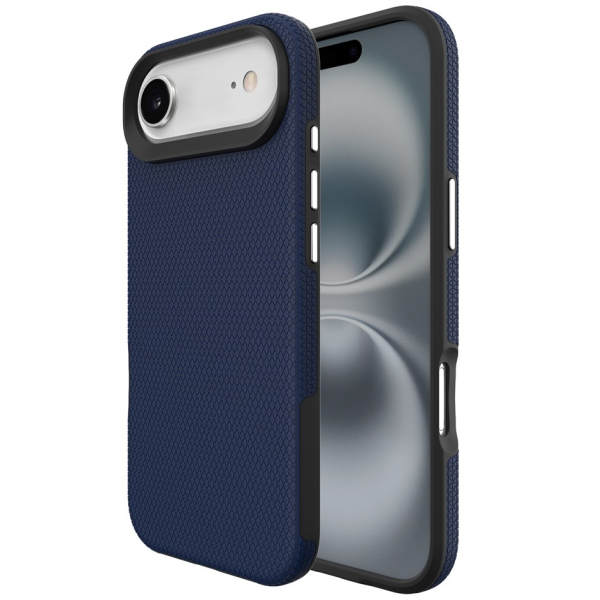 „TUKU“ Shockproof hard silicone case - dark blue (iPhone Air)