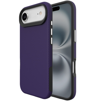 „TUKU“ Shockproof hard silicone case - purple (iPhone Air)