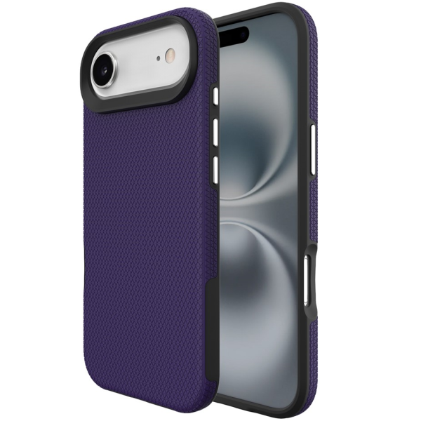 „TUKU“ Shockproof hard silicone case - purple (iPhone Air)
