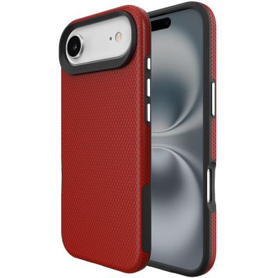 „TUKU“ Shockproof hard silicone case - red (iPhone Air)