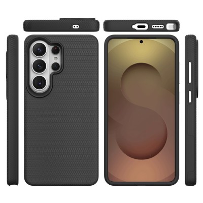 „TUKU“ Shockproof hard silicone case - black (Galaxy S26 Ultra)