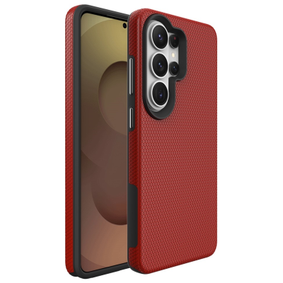 „TUKU“ Shockproof hard silicone case - red (Galaxy S26 Ultra)