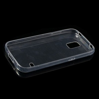 Samsung Galaxy S5 (S5 Neo) skaidrus (permatomas) kieto silikono TPU ploniausias pasaulyje dėklas / Priedai.lt