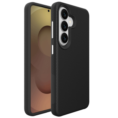„TUKU“ Shockproof hard silicone case - black (Galaxy S26)