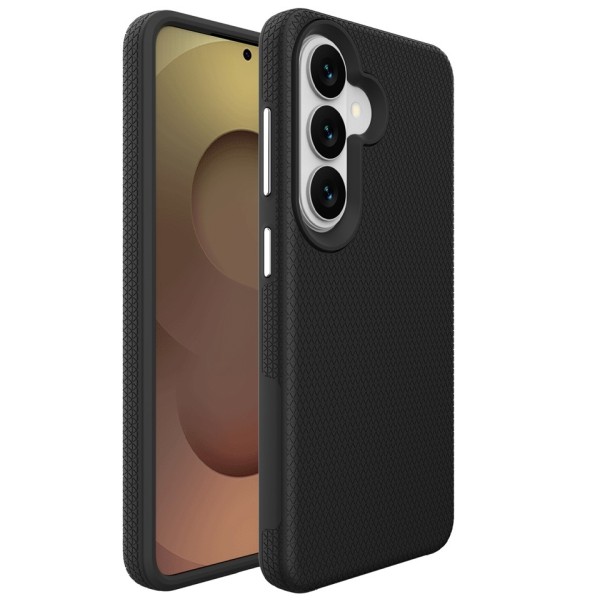 „TUKU“ Shockproof hard silicone case - black (Galaxy S26)