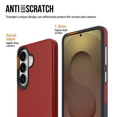 „TUKU“ Shockproof hard silicone case - red (Galaxy S26)