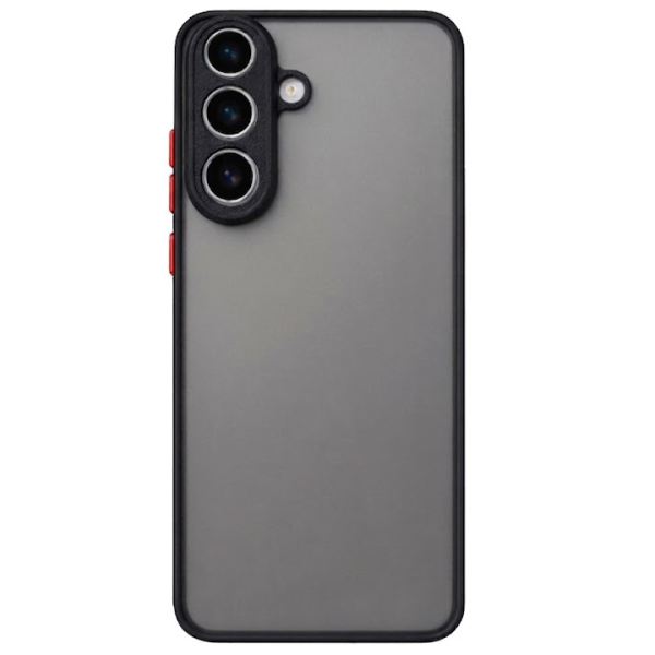 "Mofan" Clear Hard Silicone (TPU) Case - Black (Galaxy S26)