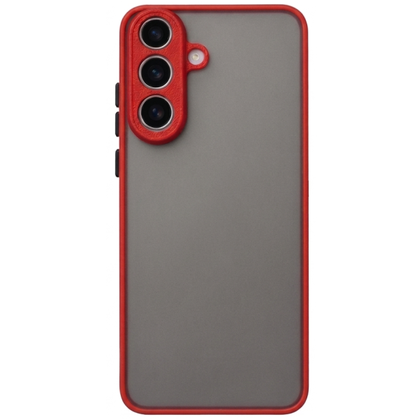 "Mofan" Clear Hard Silicone (TPU) Case - red (Galaxy S26)