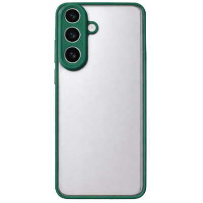 "Mofan" Clear Hard Silicone (TPU) Case - green (Galaxy S26+)