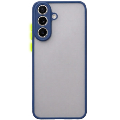 "Mofan" Clear Hard Silicone (TPU) Case - Blue (Galaxy S26+)
