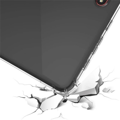 Sustiprintos apsaugos kieto silikono (TPU) dėklas - skaidrus (Galaxy Tab Active Pro / Tab Active4 Pro / Active5 Pro)