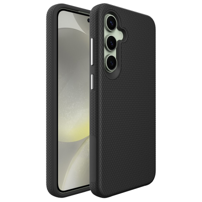 „TUKU“ Shockproof hard silicone case - black (Galaxy S24 FE)