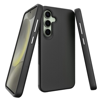 „TUKU“ Shockproof hard silicone case - black (Galaxy S24 FE)