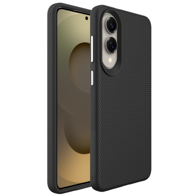 „TUKU“ Shockproof hard silicone case - black (Galaxy S25 Edge)