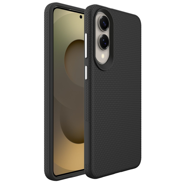 „TUKU“ Shockproof hard silicone case - black (Galaxy S25 Edge)