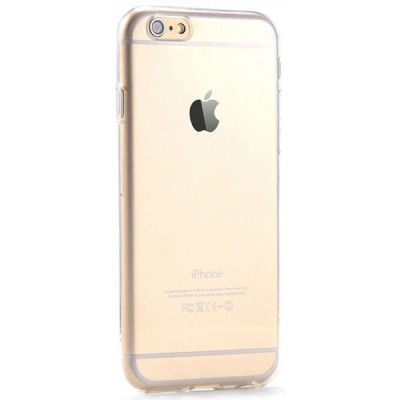 Apple iPhone 6 Plus (6s Plus) skaidrus (permatomas) kieto silikono TPU ploniausias pasaulyje dėklas / Priedai.lt