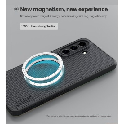 "Nillkin" Frosted Shield Pro Magnetic Case Cover - Black (Galaxy A57)