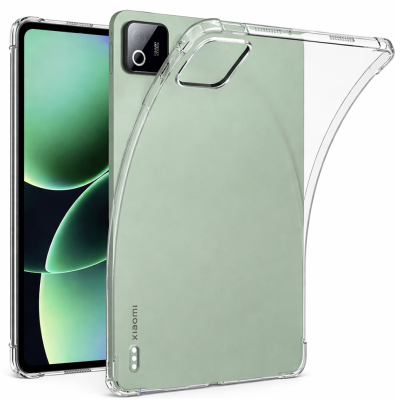 Sustiprintos apsaugos kieto silikono (TPU) dėklas - skaidrus (Xiaomi Pad 8 / Pad 8 Pro)