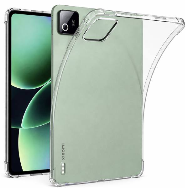 Sustiprintos apsaugos kieto silikono (TPU) dėklas - skaidrus (Xiaomi Pad 8 / Pad 8 Pro)
