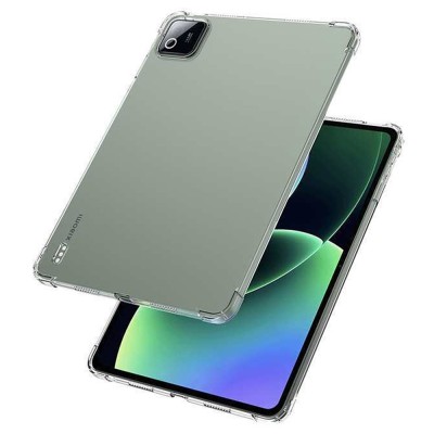 Sustiprintos apsaugos kieto silikono (TPU) dėklas - skaidrus (Xiaomi Pad 8 / Pad 8 Pro)