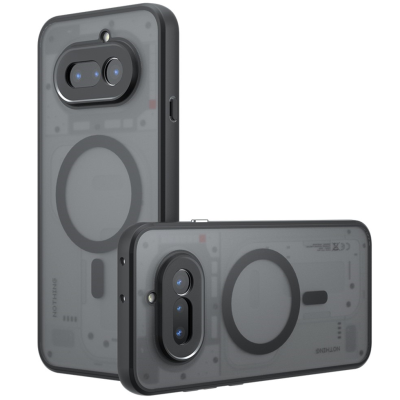 "Mofan" MagSafe Matte Hard Silicone (TPU) Case - Black (Nothing Phone 4a)